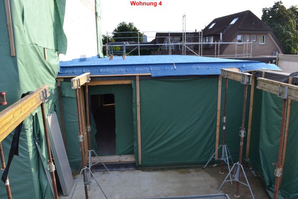 15.8.2025 - Der zweite Bauabschnitt beginnt mit der ersten Wohnung